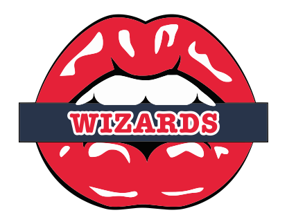 Washington Wizards Lips Logo vinyl decal